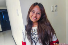 Pretty Pinay teen smiles for the camera