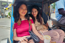 Hot Pinays ride together in a trike